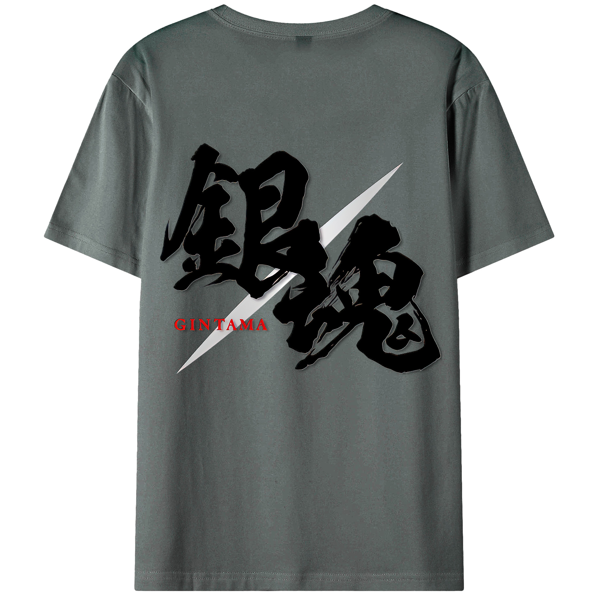 （画像用） ぎんたま 坂田銀時（さかたぎんとき） 神楽 志村新八（しむら しんぱち） GINTAMA Sakata Gintoki Kagura Shimura Shinpachi 綿100％ メンズ半袖Tシャツ（バックプリント） 通気性
